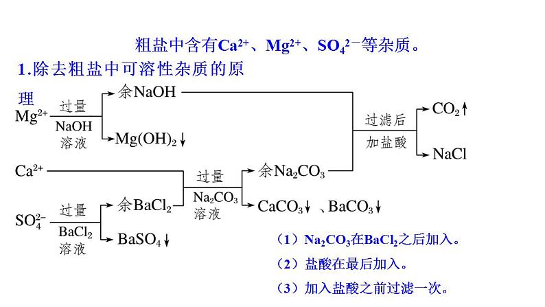 必做实验：粗盐中杂质离子的去除 课件（16张） 2022-2023 苏教版 高中化学 必修第一册第8页