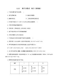 高中化学人教版 (2019)必修 第一册第二节 离子反应当堂检测题