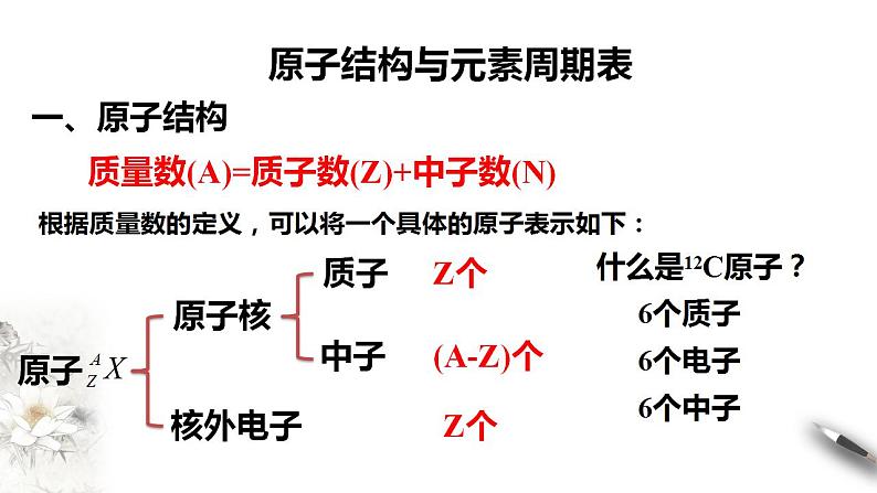 高中化学必修一 4.1.1 原子结构  元素周期表  核素课件05