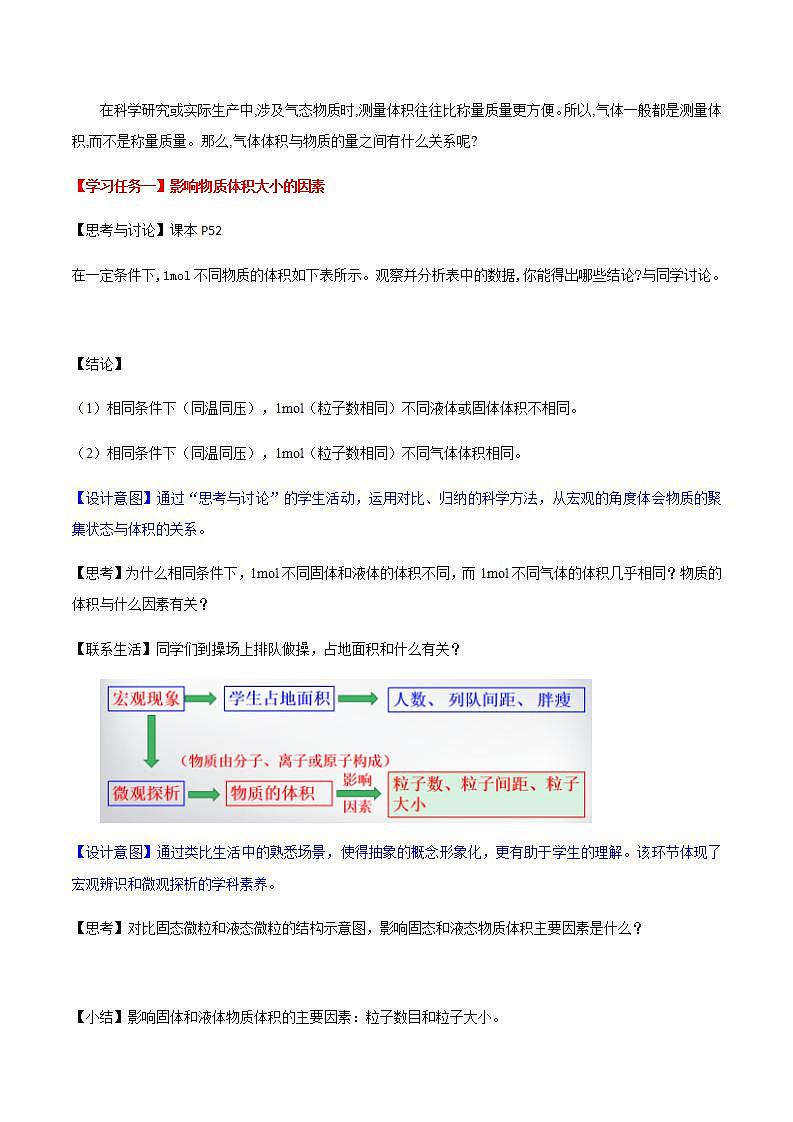 高中化学必修一 专题2.3.2气体摩尔体积02