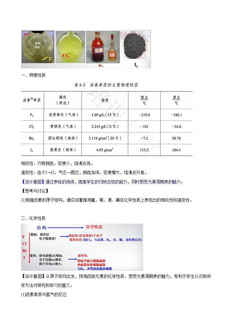 高中化学必修一 专题4.1.4 卤族元素第2页