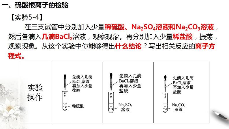 高中化学必修2 5.1.3 硫酸根离子的检验 不同价态含硫物质的转化 课件(共26张)04