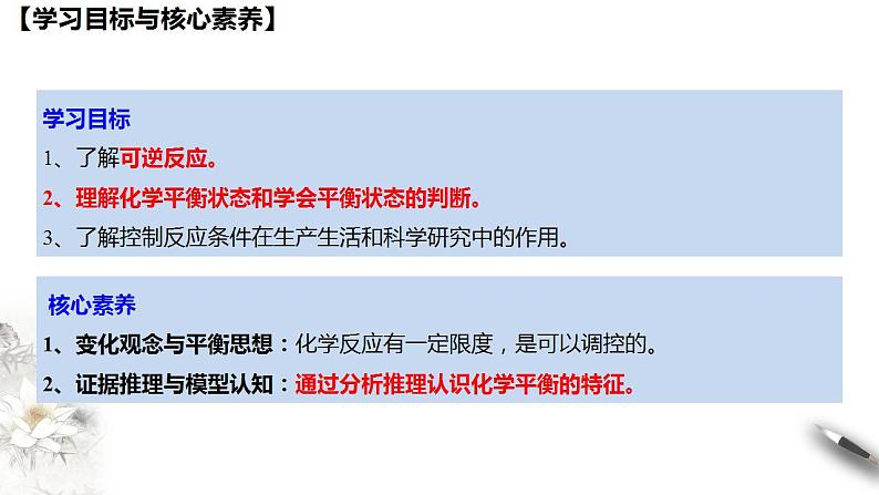 高中化学必修2 6.2.2 化学反应的限度和化学反应条件的控制 课件(共29张)第3页