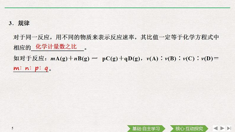 高中化学必修2 第1课时 化学反应的速率第5页