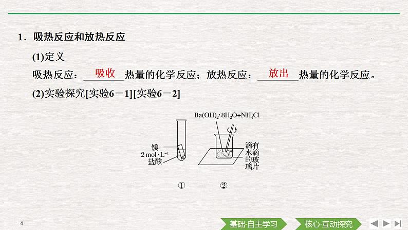 高中化学必修2 第1课时 化学反应与热能第4页