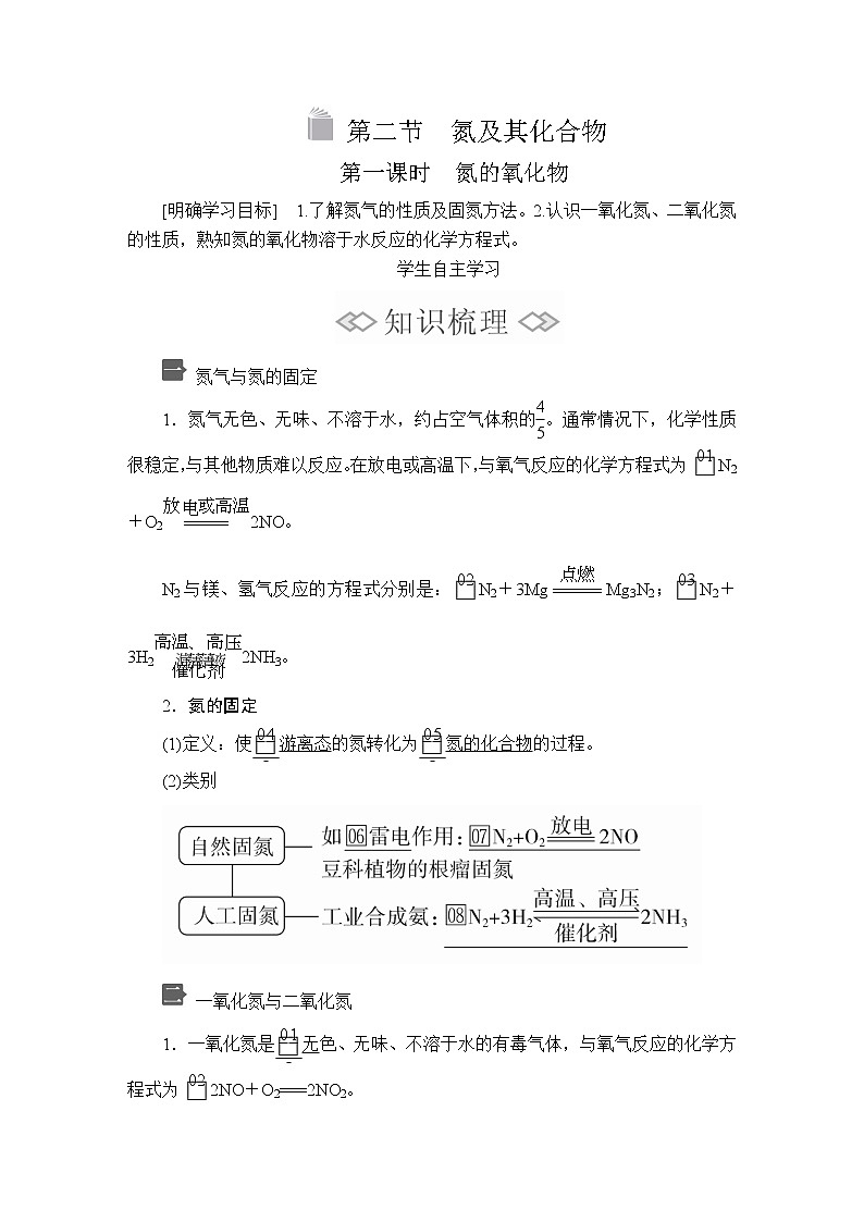 高中化学必修2 第五章 第二节 第一课时第1页
