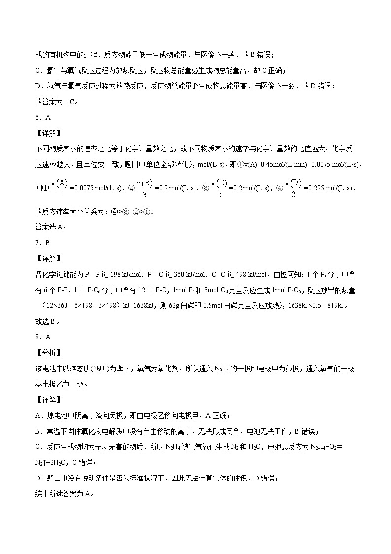 高中化学必修2 高一化学上学期期末测试卷新2019）02新全解全析）第3页