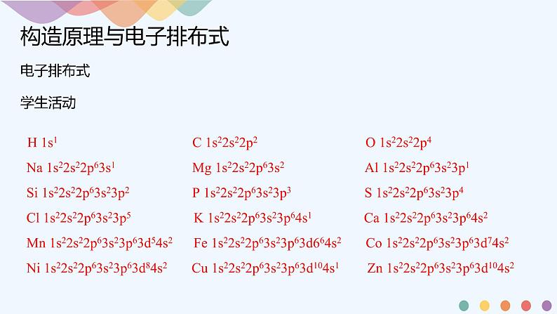 高中化学选择性必修二  1.1.2 构造原理与电子排布式 电子云与原子轨道课件下学期(共31张)08