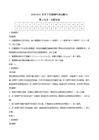 高中化学选择性必修二  高二化学下学期期中测试卷01（全解全析）