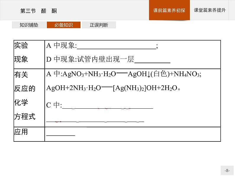 高中化学选择性必修三 第三章　第三节　醛　酮 课件08