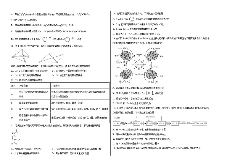 高中化学选择性必修三 高二化学下学期期末测试卷03（考试版）第2页