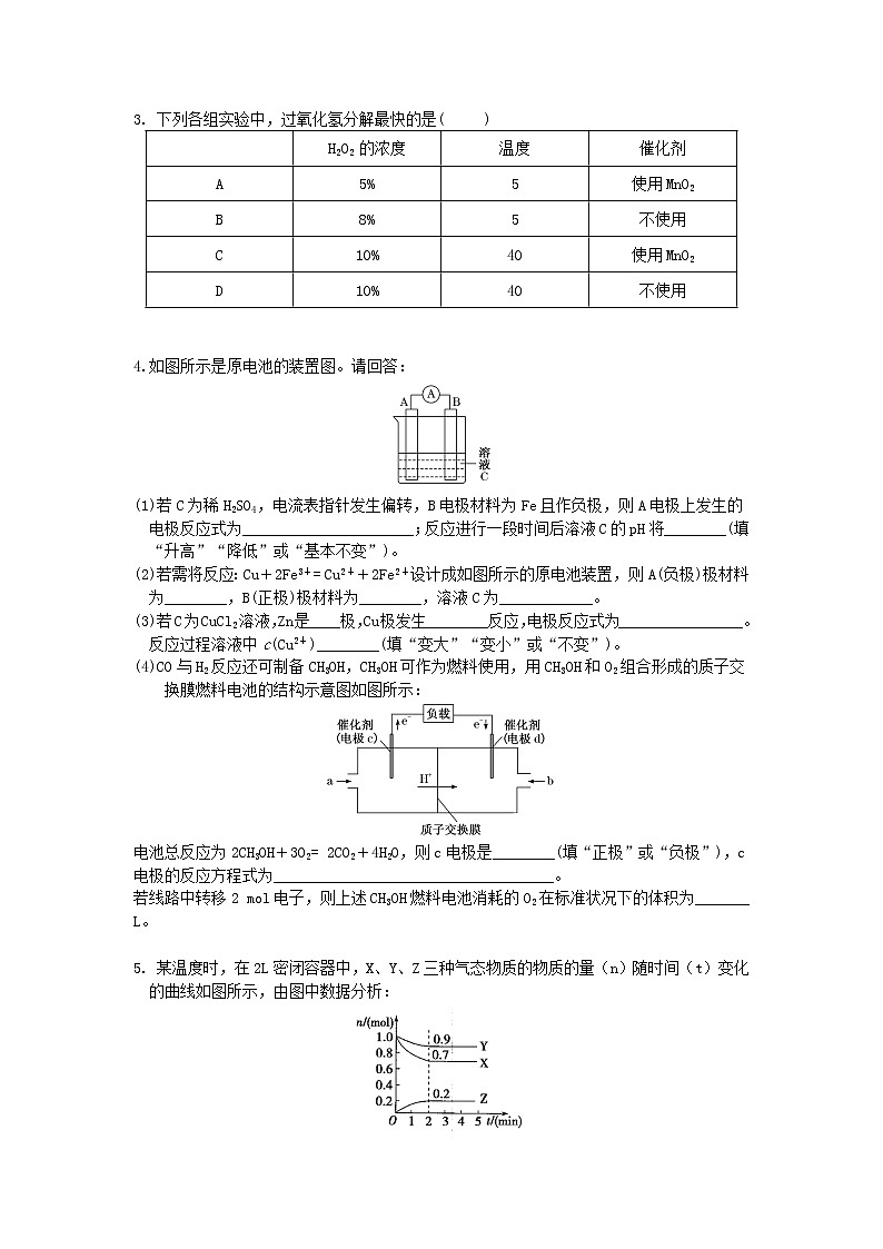 高中化学(人教版2019)必修二 第六章 化学反应与能量全章复习 课件+教案+学案02