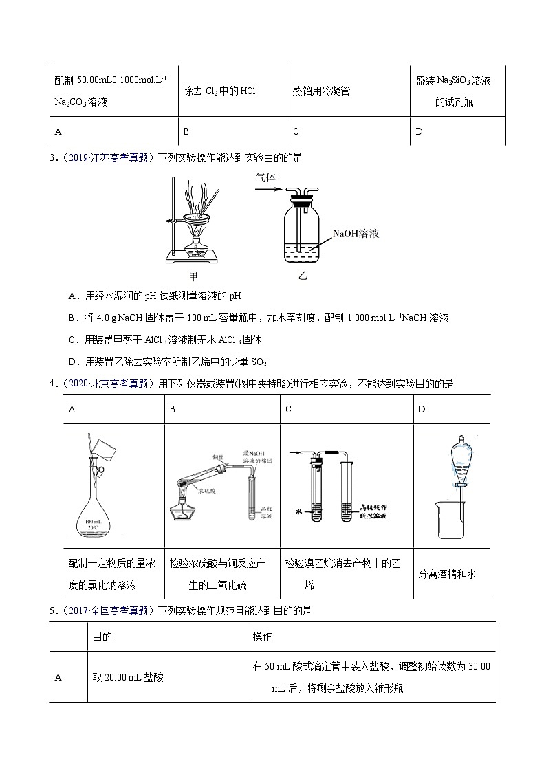 十年（2013-2022）高考化学真题分项汇编（全国通用）专题09  物质的量浓度（学生版）第2页