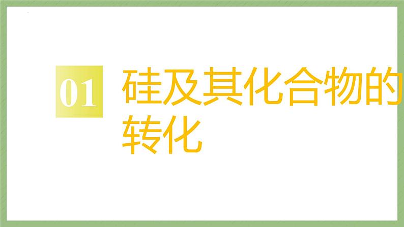 2023届高三化学一轮复习  非金属及其化合物 硅及其化合物 课件第4页