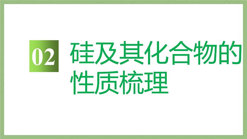 2023届高三化学一轮复习  非金属及其化合物 硅及其化合物 课件第7页