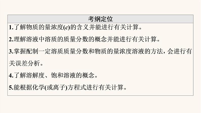 2023届高三化学高考备考一轮复习第1章化学计量在实验中的应用第2节物质的量在化学实验中的应用课件02