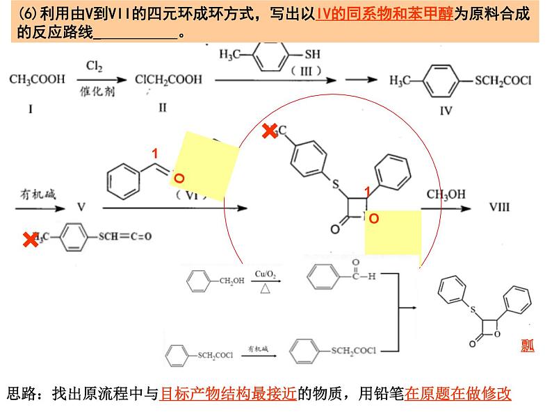 2023届广东省高三化学一轮复习之有机合成路线的设计 课件05