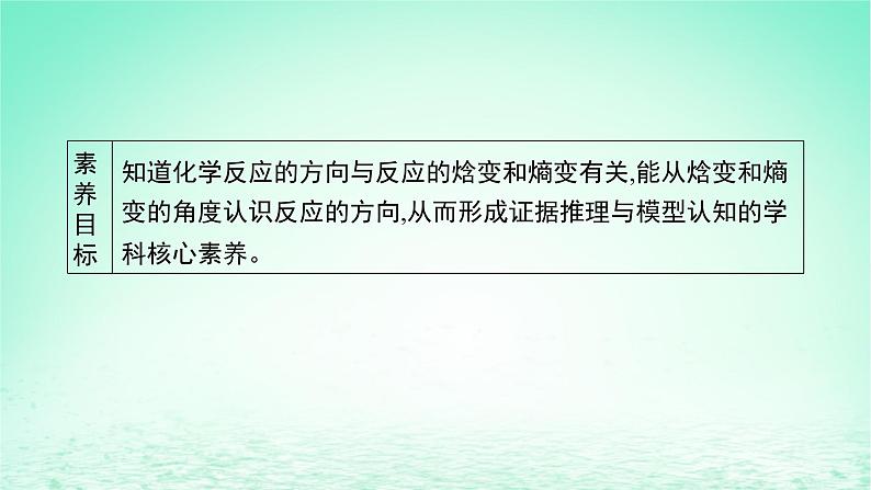 2022—2023学年新教材高中化学鲁科版选择性必修1第2章化学反应的方向限度与速率第1节化学反应的方向（课件+课后习题）03