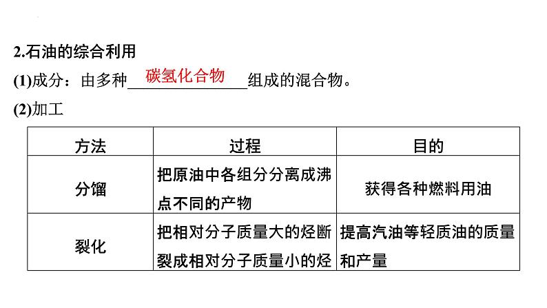 2023届高中化学一轮复习课件：化学与可持续发展第8页