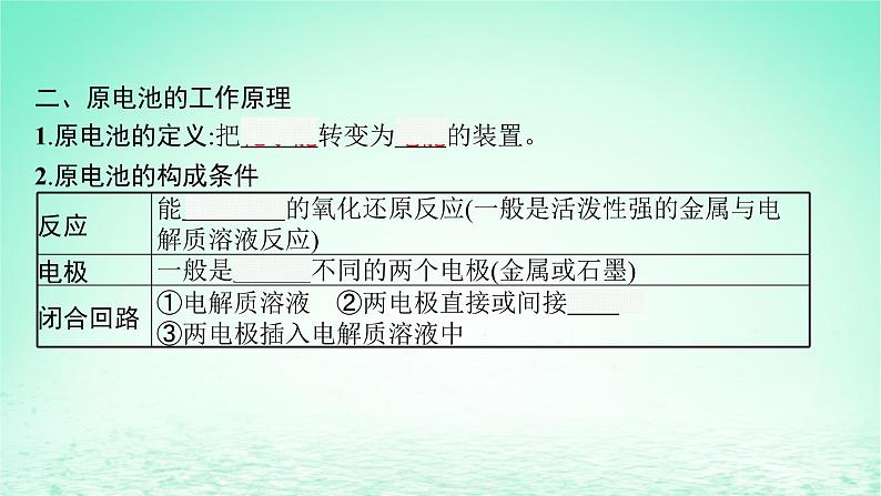 2022_2023学年新教材高中化学第1章化学反应与能量转化第2节化学能转化为电能__电池第1课时原电池的工作原理课件鲁科版选择性必修1第8页