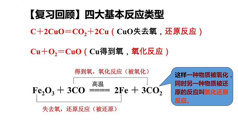 1.3 氧化还原反应（第1课时 氧化还原反应）-2022-2023学年高一化学同步教学精品课件（人教版2019必修第一册）第3页