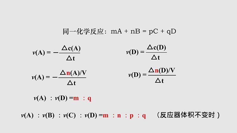 人教版高中化学选择性必修一第二章第一节化学反应速率（第1课时）课件205