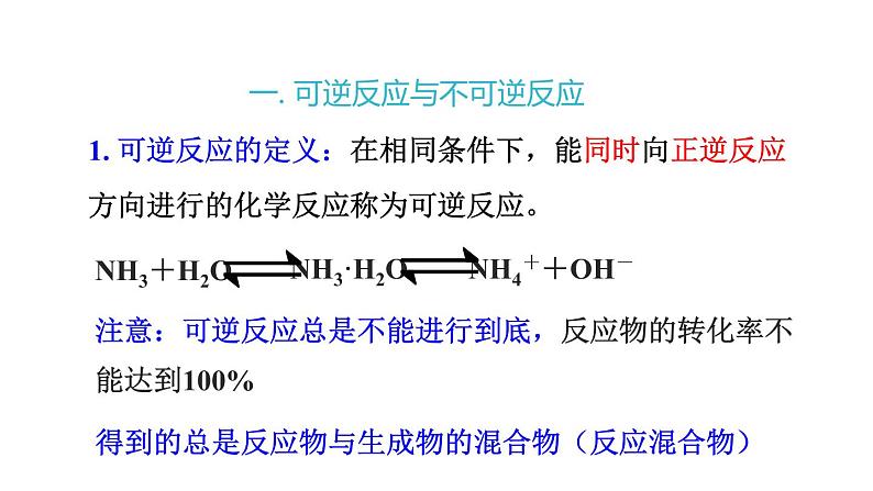 人教版高中化学选择性必修第一册第二章第二节化学平衡（第1课时）课件05