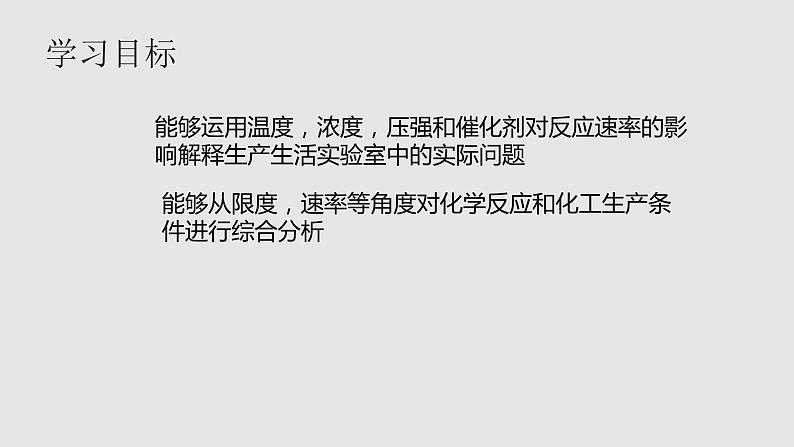 人教版高中化学选择性必修一第二章第四节化学反应的调控课件202