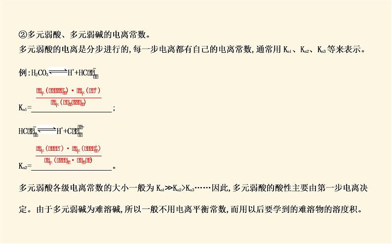 鲁科版高中化学选择性必修1第3章第2节第1课时弱电解质的电离课件06