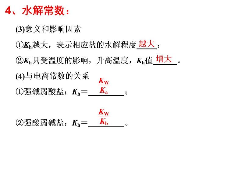 专题09 盐类的水解 (水解常数)- 名校同步2022-2023学年高二化学疑难点突破实用课件（人教版2019选择性必修1）06