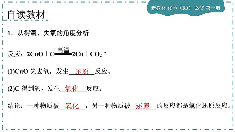 2023版人教版（2019）高一化学必修一 第一章 物质及其变化 第三节 氧化还原反应 课件05