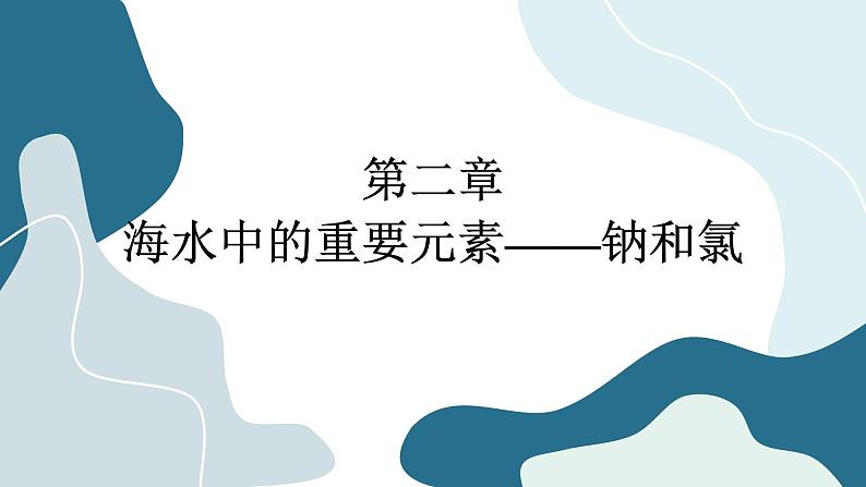 2023版人教版（2019）高一化学必修一 第二章 海水中的重要元素——钠和氯 第一节 钠及其化合物 课件01