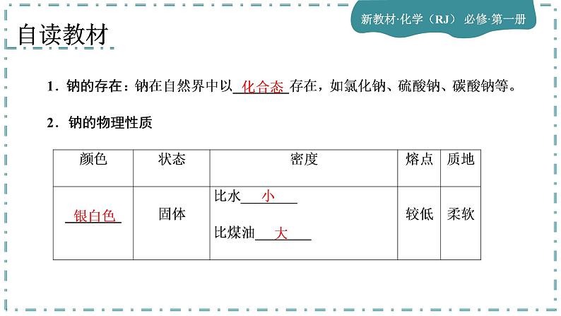 2023版人教版（2019）高一化学必修一 第二章 海水中的重要元素——钠和氯 第一节 钠及其化合物 课件05