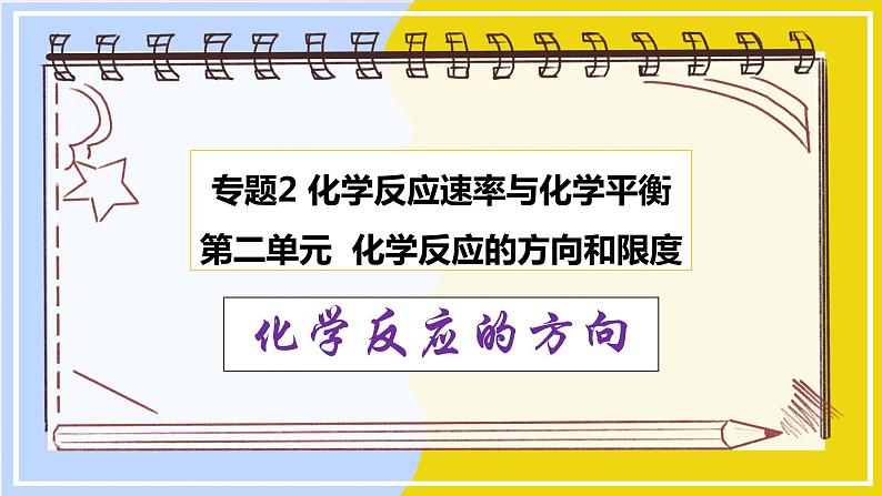 高中化学苏教版选修一 2.2.1化学反应的方向 课件PPT01