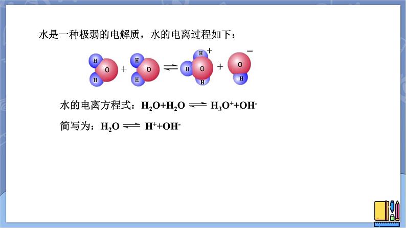 高中化学苏教版选修一 3.1.4水的电离平衡 课件PPT03