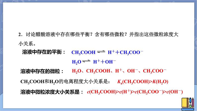 高中化学苏教版选修一 3.3.4溶液中的粒子浓度 课件PPT04