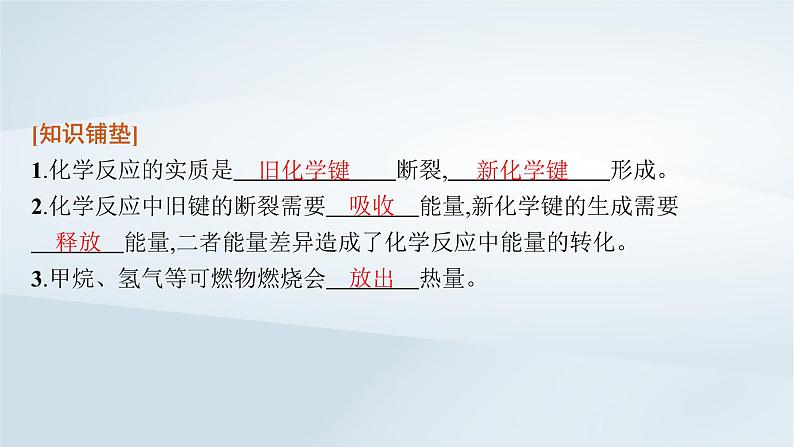 2022_2023学年新教材高中化学第2章化学键化学反应规律第2节化学反应与能量转化第1课时化学反应中能量变化的本质及转化形式课件鲁科版必修第二册20220801138第5页