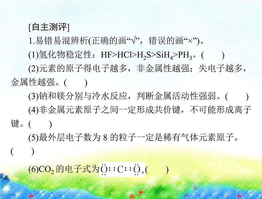 2023届高考一轮复习化学 第四章 第二节 元素周期律 化学键课件（65张PPT)第3页