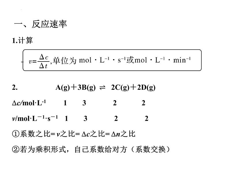 2023届高三化学一轮复习  化学反应速率   课件第3页
