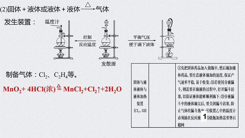 2023届高三化学一轮复习 专题4 常见气体的实验室制备、净化和收集  课件04