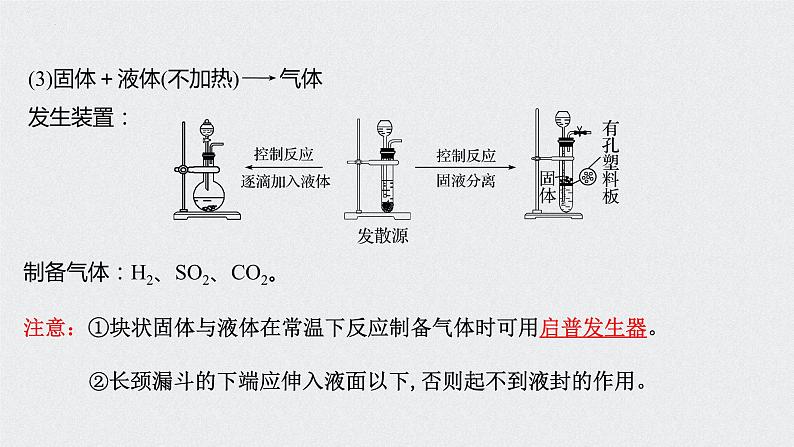 2023届高三化学一轮复习 专题4 常见气体的实验室制备、净化和收集  课件05