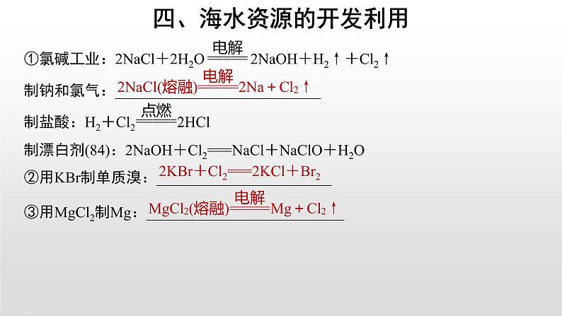 第2课时 海水资源、矿石资源的综合利用 课件08