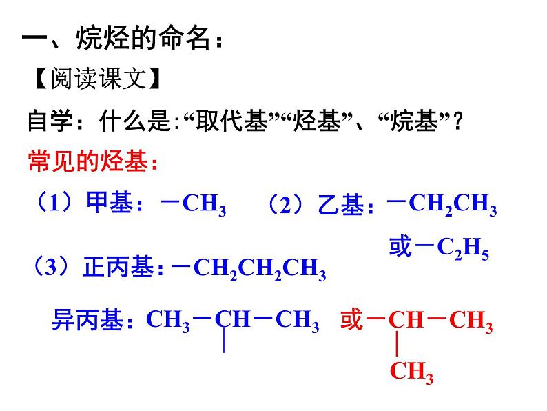 烷烃系统命名--高一-）第3页