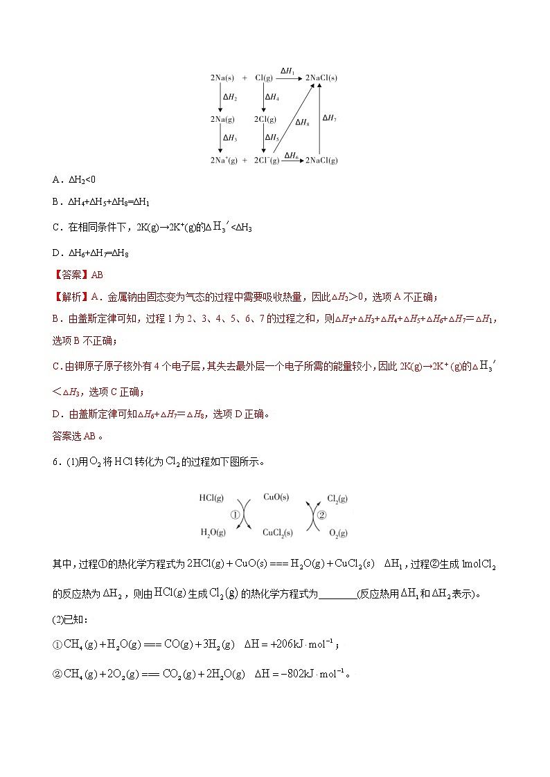 1.2 反应热的计算【分层解读】-2022-2023学年高二化学考点分层解读与综合训练（人教版2019选择性必修1）03