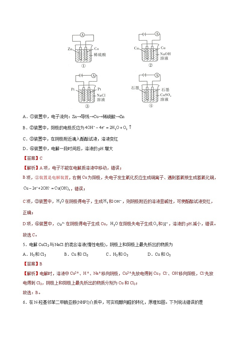 课题4.2 电解池【分层解读】2022-2023学年高二化学考点分层解读与综合训练（人教版2019选择性必修1）03