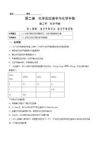 化学选择性必修1第二章 化学反应速率与化学平衡第二节 化学平衡精品一课一练