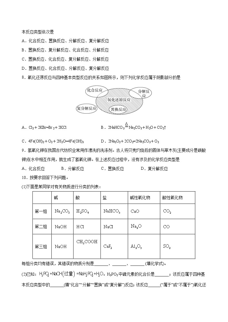 1.3 氧化还原反应【分层解读】-2022-2023学年高一化学考点分层解读与综合训练（人教版2019必修第一册）（原卷版）第2页