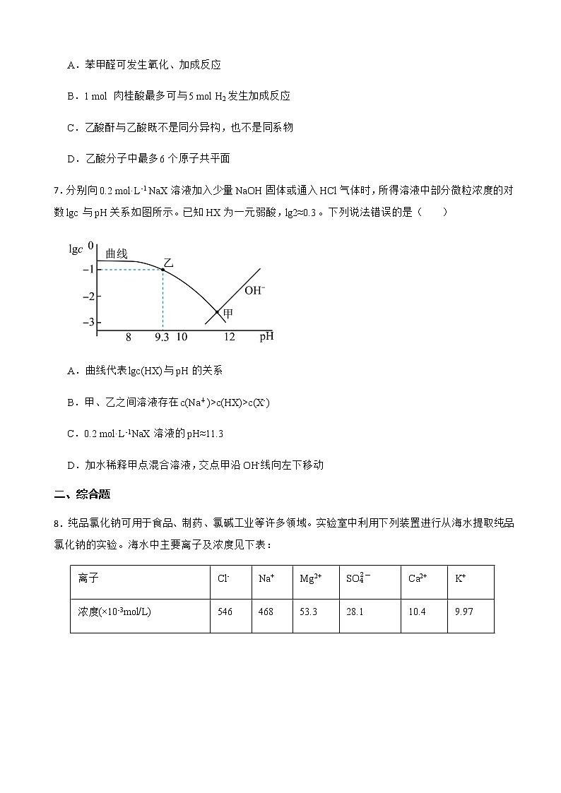 2022届四川省成都市外国语学校高三第三次诊断考试理综化学试题含解析第3页