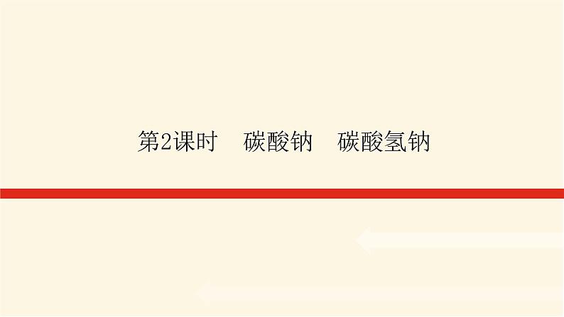 苏教版高中化学必修第一册3.2.2碳酸钠 碳酸氢钠课件01