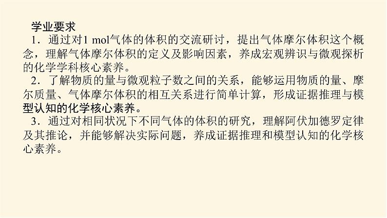 鲁科版高中化学必修第一册1.3.2气体摩尔体积课件第2页